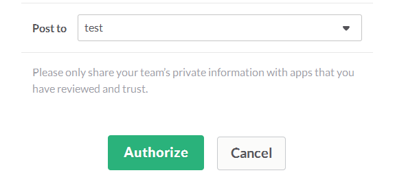 Select the Slack Channel that you would like to connect to FraudLabs Pro