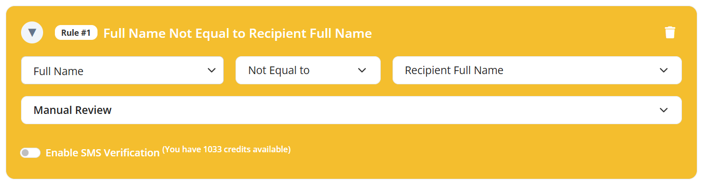 full name validation rule