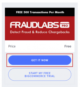 FraudLabs Pro Fraud Prevention App in BigCommerce