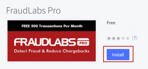 FraudLabs Pro Fraud Prevention App in BigCommerce Installation