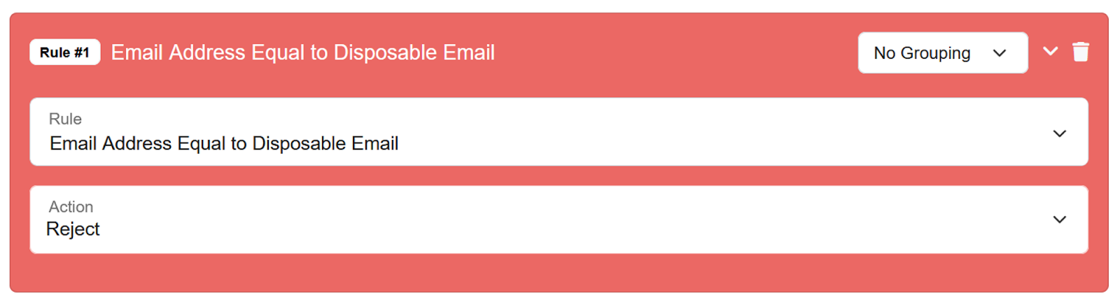 Disposable Email Validation