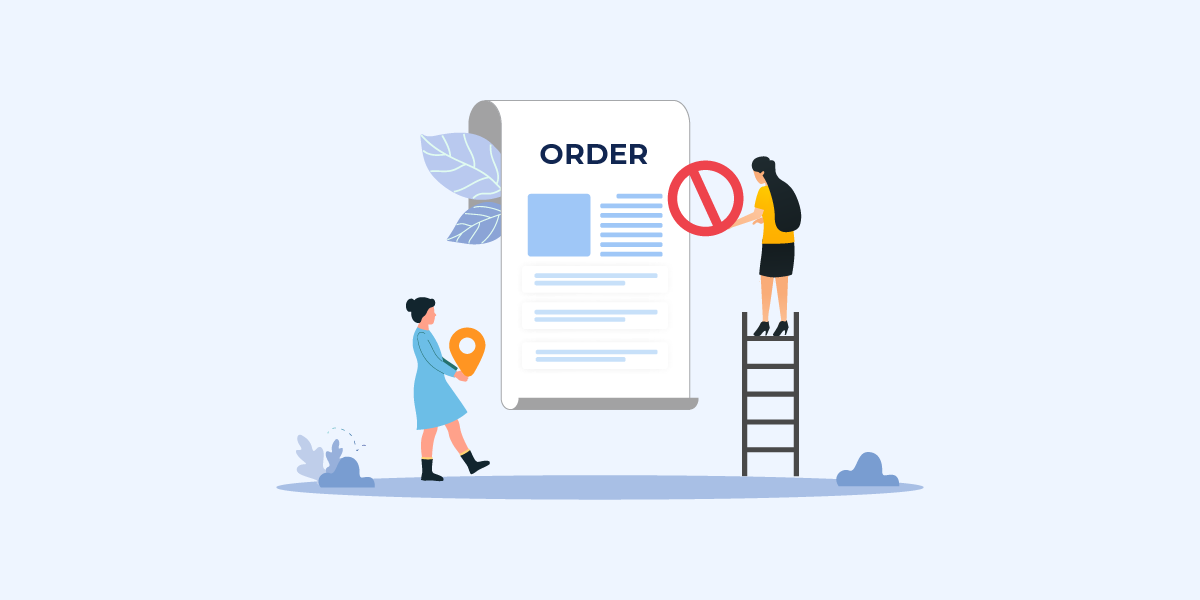 Block an Order Based on the Billing or Shipping Location