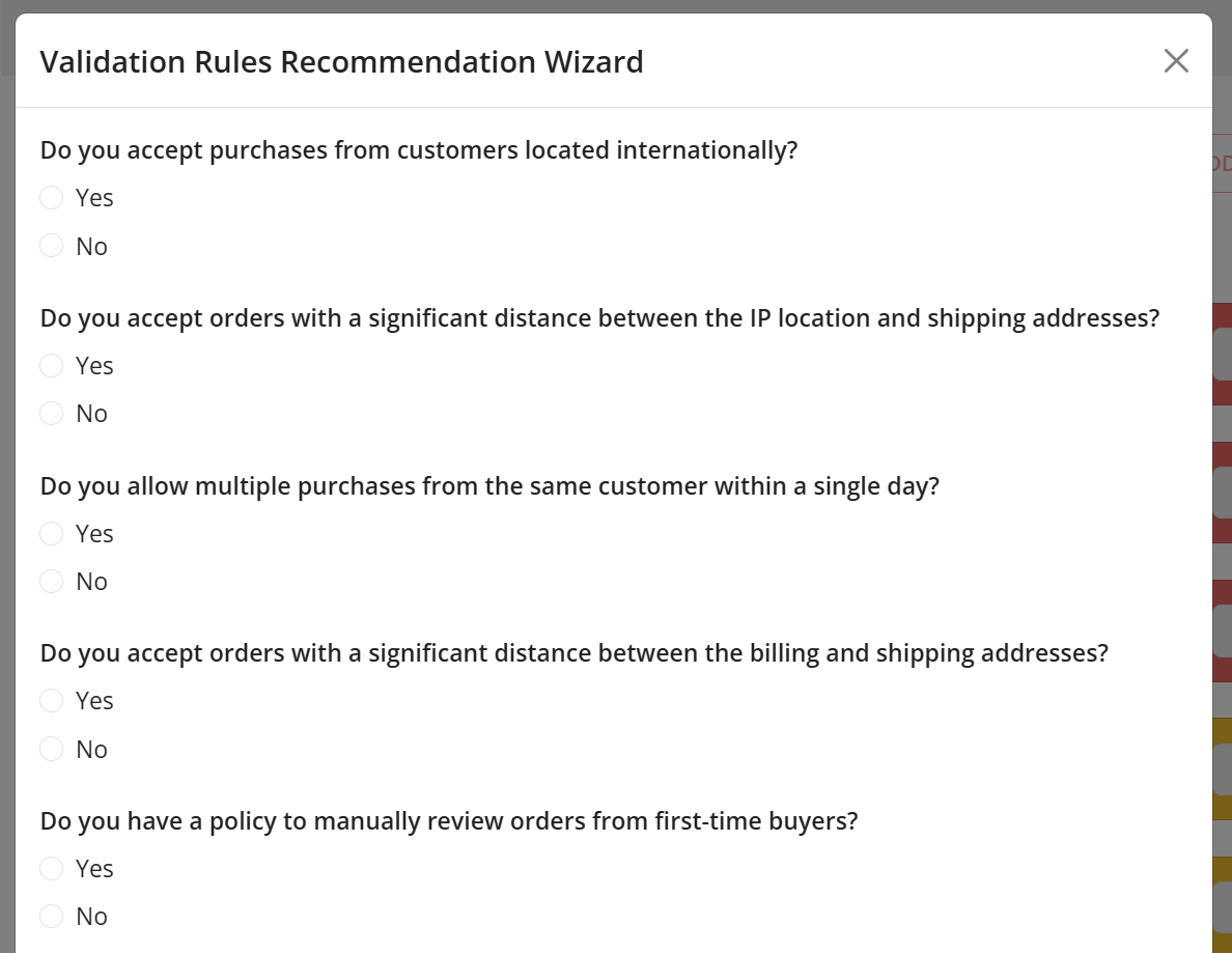 Rule Wizard