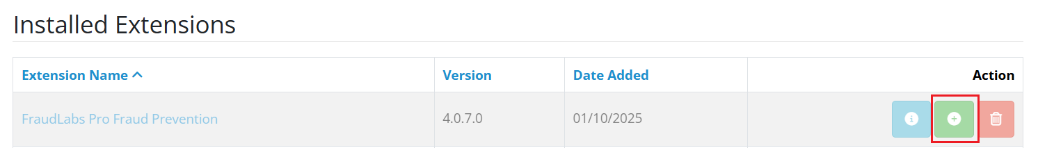 Install FraudLabs Pro Extension