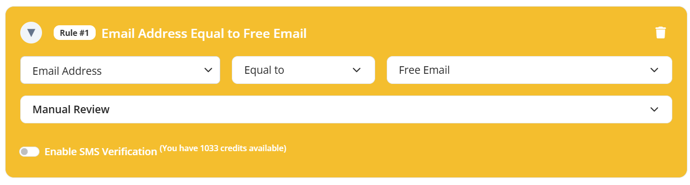 Free email validation rule